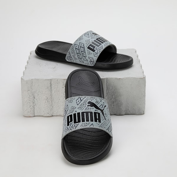Pro Slides, PUMA Black-Cool Mid Gray-Cool Dark Gray, extralarge-IND