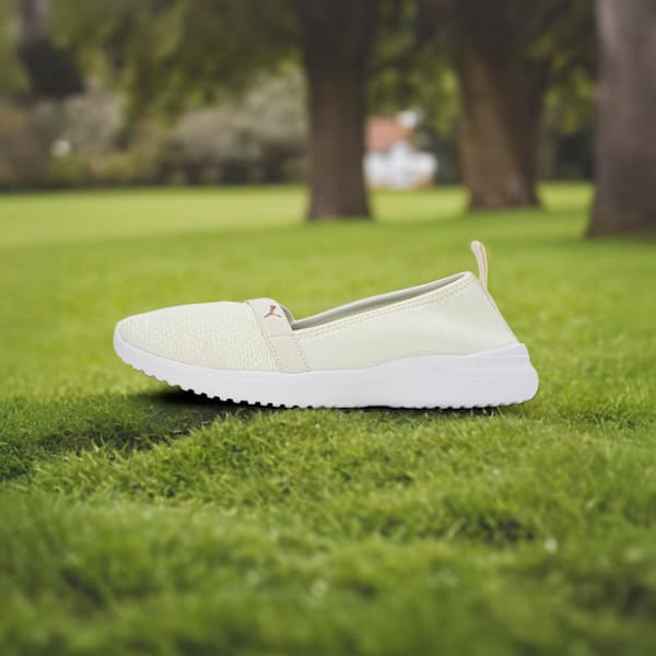 Adelina Women's Ballerina Shoes, Pristine-Heartfelt-PUMA White, extralarge-IND