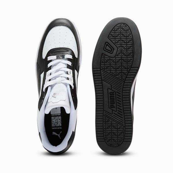 PUMA Caven 2.0 Lux Sneakers, PUMA Black-PUMA Silver-PUMA White, extralarge