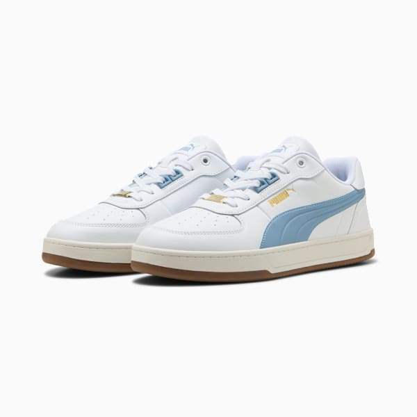 Tenis unisex Puma Caven 2.0 Lux, PUMA White-Cool Blue-Gum, extralarge