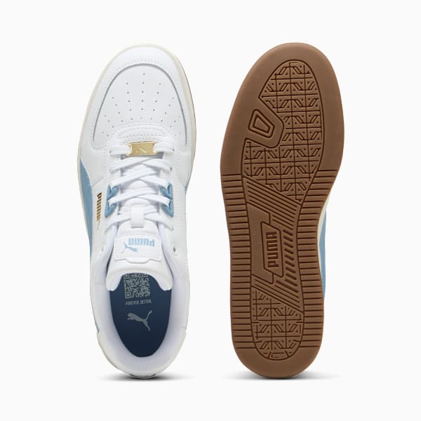 Tenis unisex Puma Caven 2.0 Lux, PUMA White-Cool Blue-Gum, extralarge