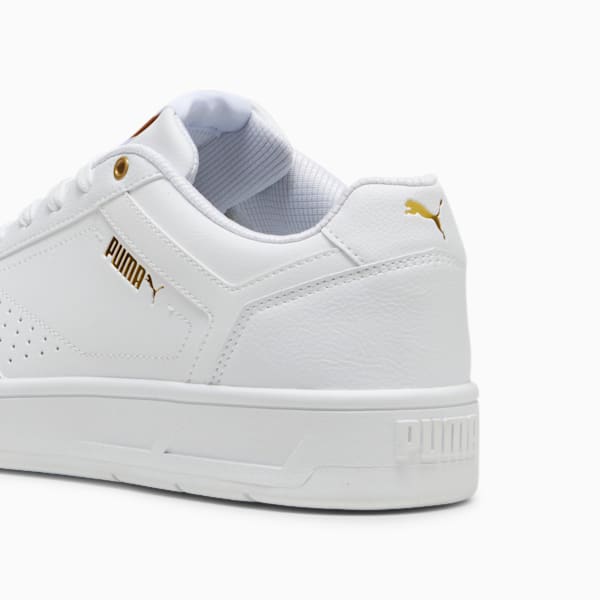 Sneakers Court Classic, homme, PUMA White-PUMA Gold, extralarge