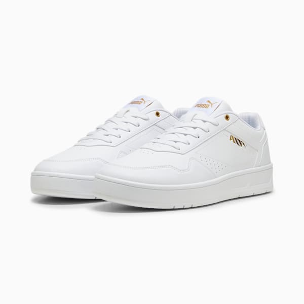 Tenis Court Classic, PUMA White-PUMA Gold, extralarge