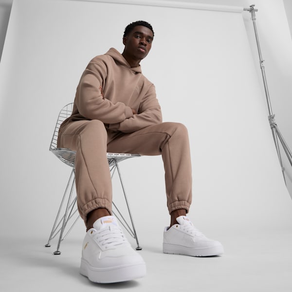 Sneakers Court Classic, homme, PUMA White-PUMA Gold, extralarge