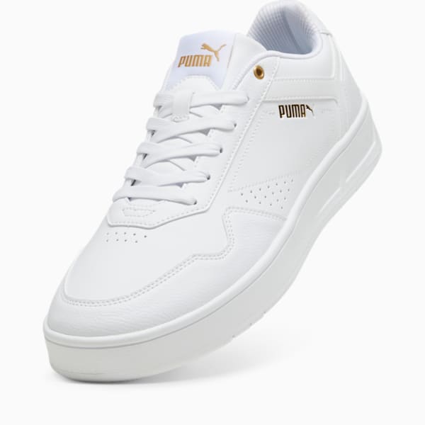 ユニセックス コート クラシック スニーカー, PUMA White-PUMA Gold, extralarge-JPN