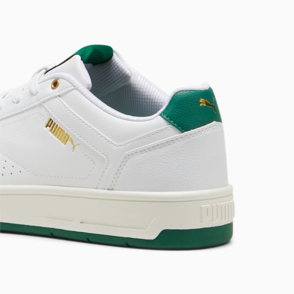 Court Classic Unisex Sneakers, PUMA White-Vine-PUMA Gold, extralarge-AUS