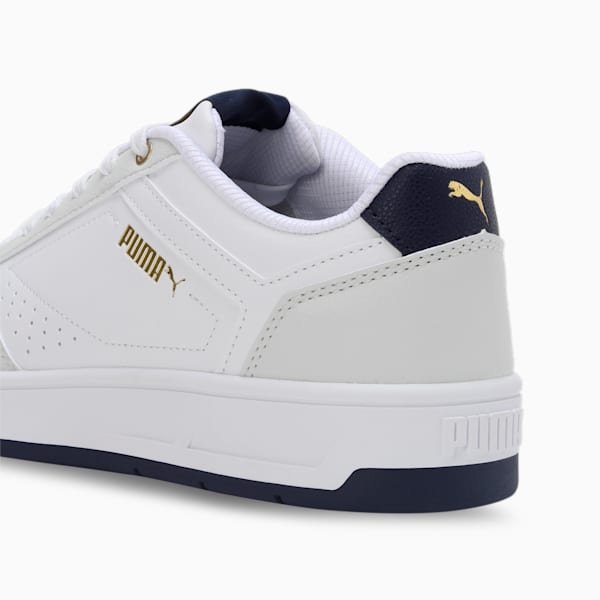 Court Classic Sneakers, PUMA White-Vapor Gray-PUMA Navy, extralarge-IND
