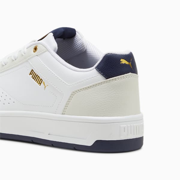 Court Classic Sneakers, PUMA White-Vapor Gray-PUMA Navy, extralarge