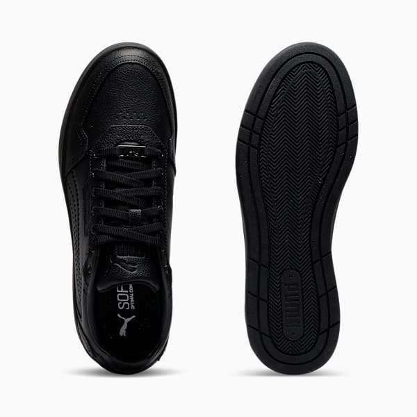 Court Classic Lux Unisex, PUMA Black-PUMA White, extralarge