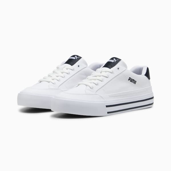 ユニセックス コート クラシック バルク スニーカー, PUMA White-PUMA Black, extralarge-JPN