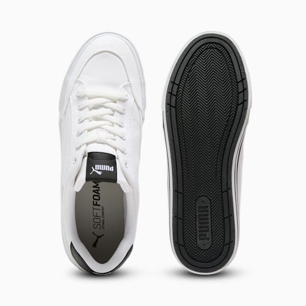 Court Classic Vulc Men's Sneakers, PUMA White-PUMA Black, extralarge