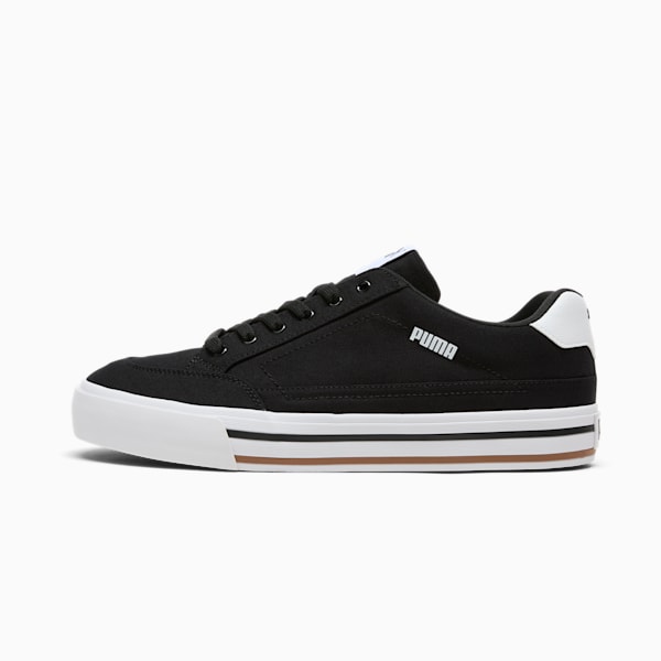 Court Classic Vulc Men's Sneakers, PUMA Black-PUMA White, extralarge
