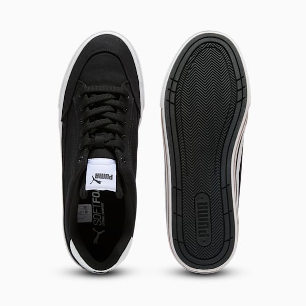 Tenis Court Classic Vulc, PUMA Black-PUMA White, extralarge