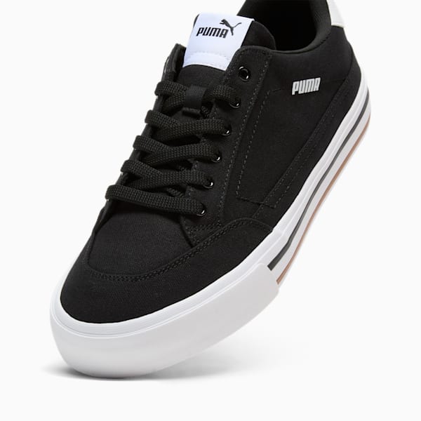 Court Classic Vulc Men's Sneakers, PUMA Black-PUMA White, extralarge