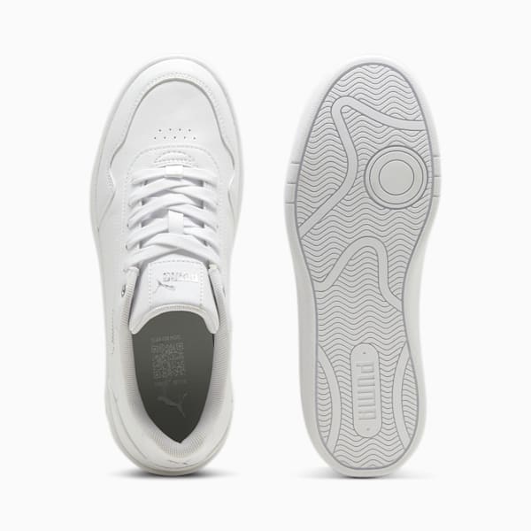 Court Classy Women's Sneakers, PUMA White-PUMA Silver, extralarge-AUS