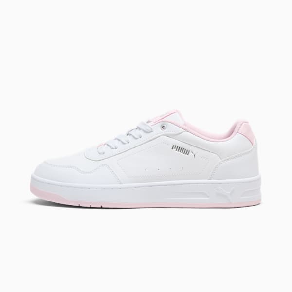 Pink and white sneakers store