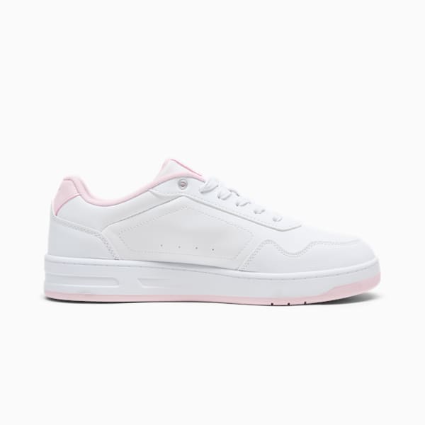 Court Classy Women's Sneakers, PUMA White-Whisp Of Pink-Puma Silver, extralarge