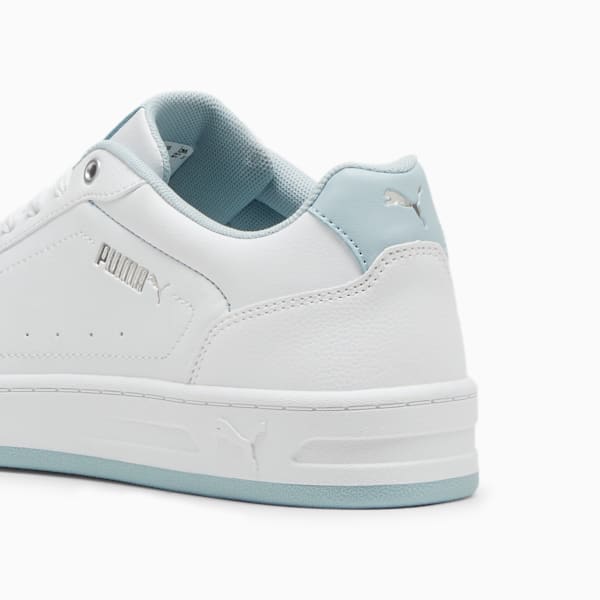 Tenis para mujer Court Classy, PUMA White-Frosted Dew-PUMA Silver, extralarge
