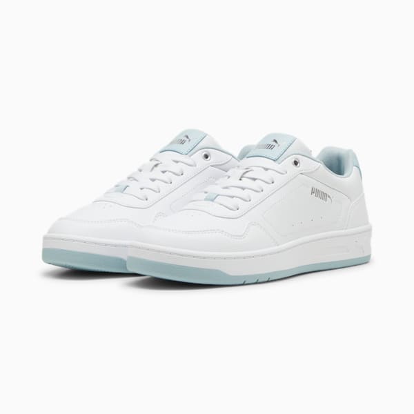 Tenis para mujer Court Classy, PUMA White-Frosted Dew-PUMA Silver, extralarge