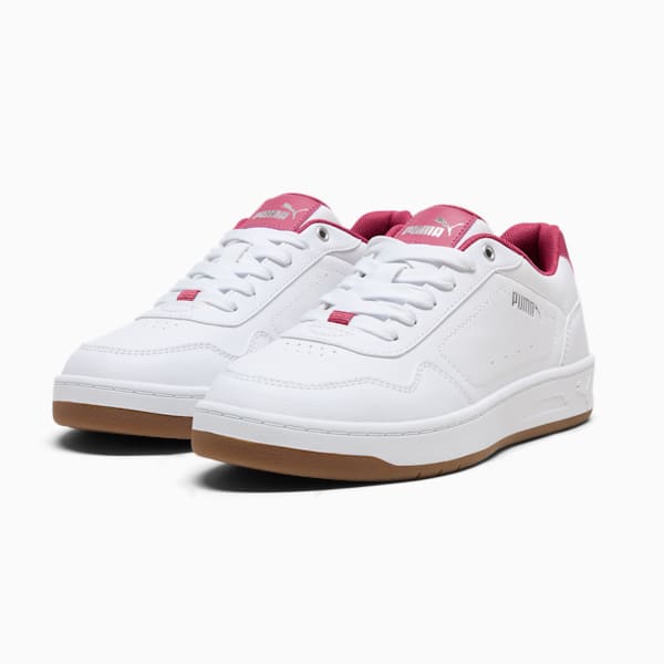 Tenis para mujer Court Classy, PUMA White-PUMA Silver-Port, extralarge