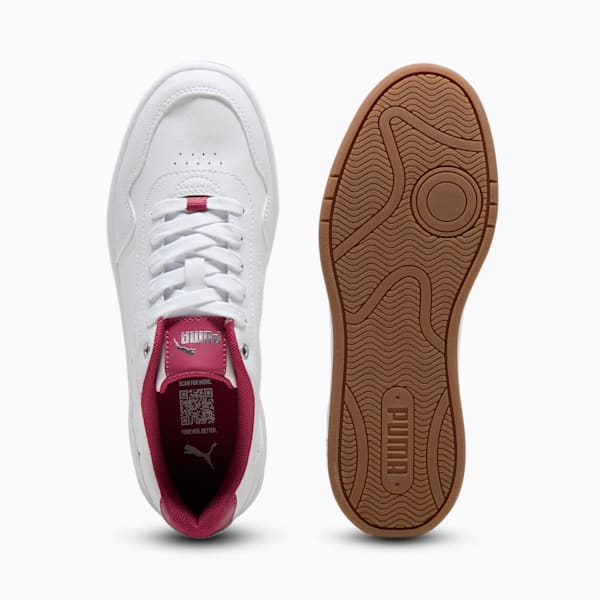 Tenis para mujer Court Classy, PUMA White-PUMA Silver-Port, extralarge