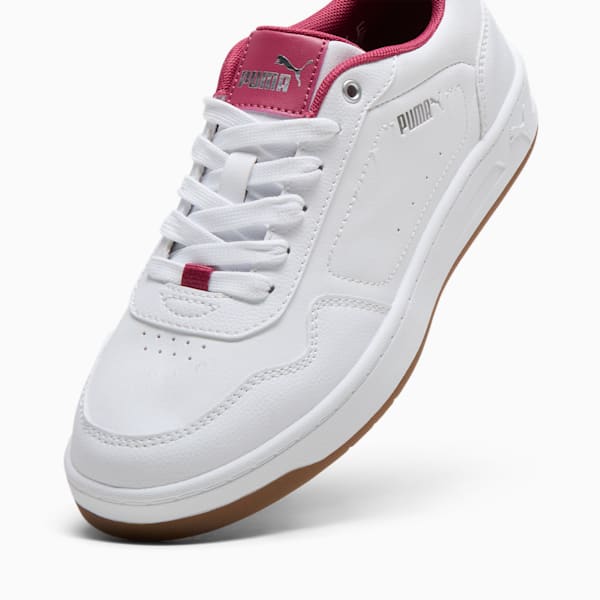 Tenis para mujer Court Classy, PUMA White-PUMA Silver-Port, extralarge
