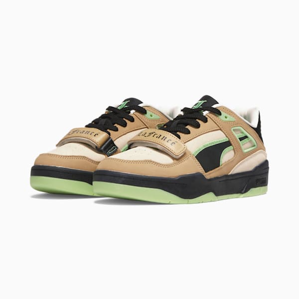 PUMA x LAMELO BALL LAFRANCÉ Men's Slipstream Sneakers, Granola-Sand Dune-PUMA Black-Spring Fern, extralarge