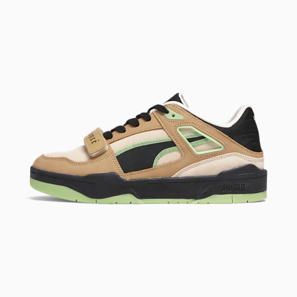 PUMA x LAMELO BALL LAFRANCÉ Men's Slipstream Sneakers, Granola-Sand Dune-PUMA Black-Spring Fern, extralarge