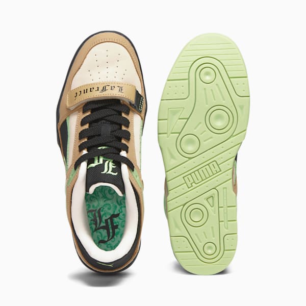 PUMA x LAMELO BALL LAFRANCÉ Men's Slipstream Sneakers, Granola-Sand Dune-PUMA Black-Spring Fern, extralarge