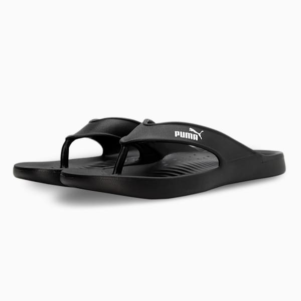 Aqua Flip Unisex Flip-Flops, PUMA Black-PUMA White, extralarge-IND