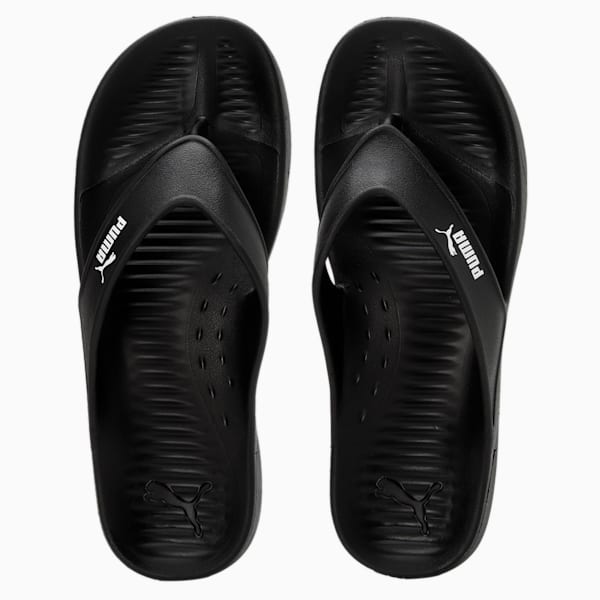 Aqua Flip Unisex Flip-Flops, PUMA Black-PUMA White, extralarge-IND