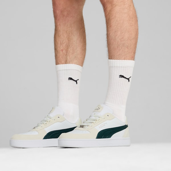 Tenis unisex Puma Caven 2.0 Lux SD, Vapor Gray-Dark Myrtle-PUMA White, extralarge