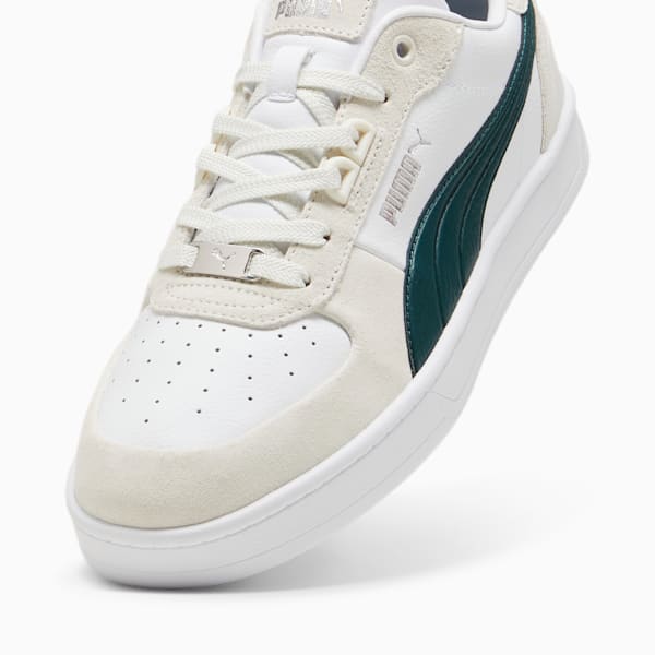 PUMA Caven 2.0 Lux SD Sneakers, Vapor Gray-Dark Myrtle-PUMA White, extralarge