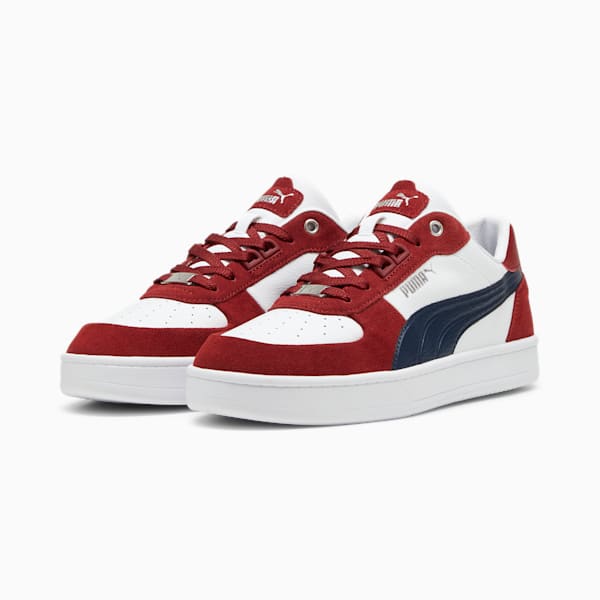 Tenis unisex Puma Caven 2.0 Lux SD, Intense Red-Club Navy-PUMA White, extralarge