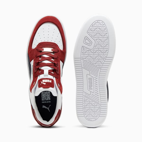 PUMA Caven 2.0 Lux SD Sneakers, Intense Red-Club Navy-PUMA White, extralarge