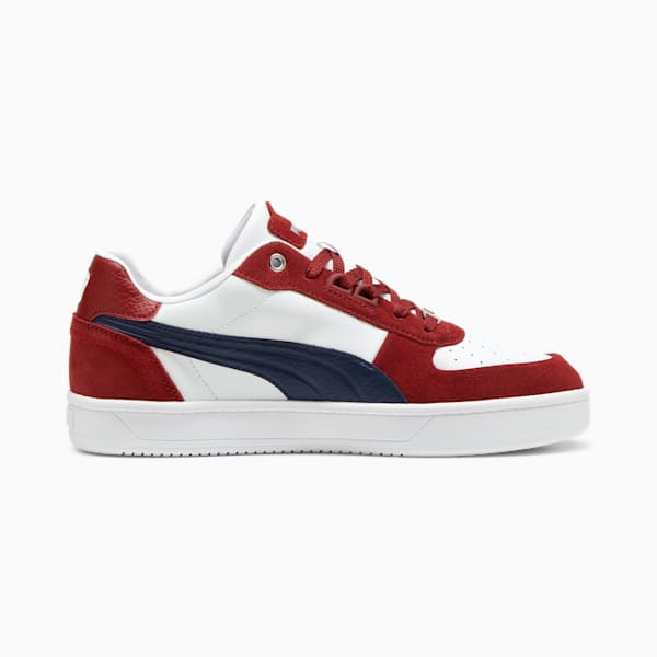 PUMA Caven 2.0 Lux SD Sneakers, Intense Red-Club Navy-PUMA White, extralarge