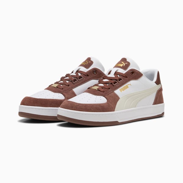 PUMA Caven 2.0 Lux SD Sneakers, PUMA White-Alpine Snow-Chocotart, extralarge