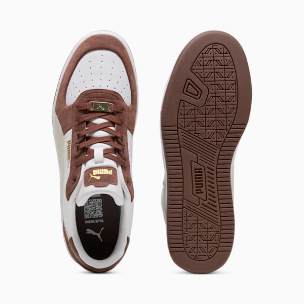 PUMA Caven 2.0 Lux SD Sneakers, PUMA White-Alpine Snow-Chocotart, extralarge