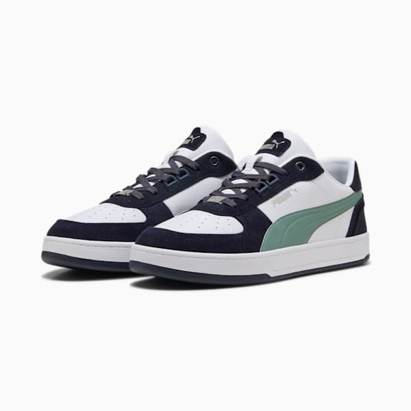 Sneakers PUMA Caven 2.0 Lux SD, PUMA White-Green Moon-New Navy, extralarge