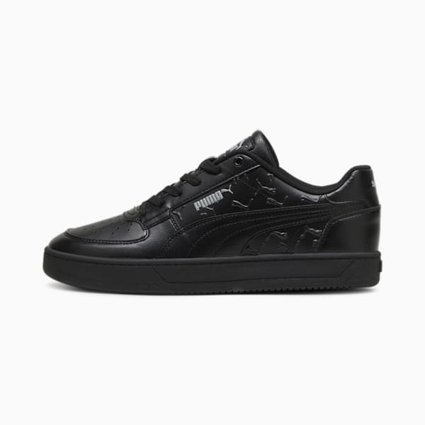 PUMA Caven 2.0 Superlogo Unisex Sneakers, PUMA Black-Smokey Gray-PUMA White, extralarge-IND