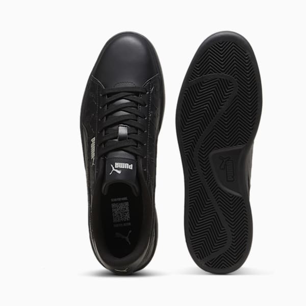  PUMA Men's Smash 3.0 L Sneaker, Black White, 7