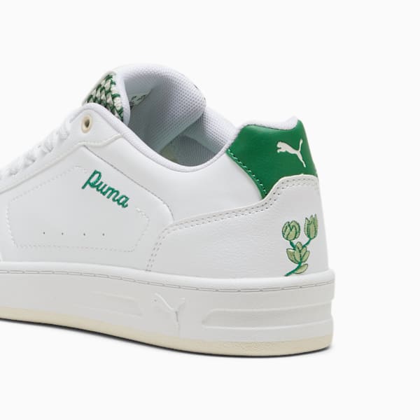 Court Classy Blossom Women's Sneakers, PUMA White-Archive Green, extralarge