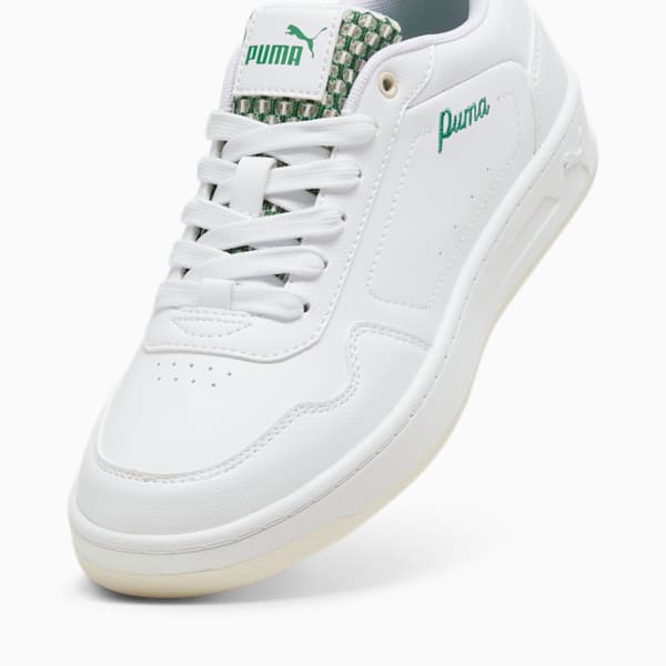 ウィメンズ コート クラッシー ブロッサム スニーカー, PUMA White-Archive Green, extralarge-JPN