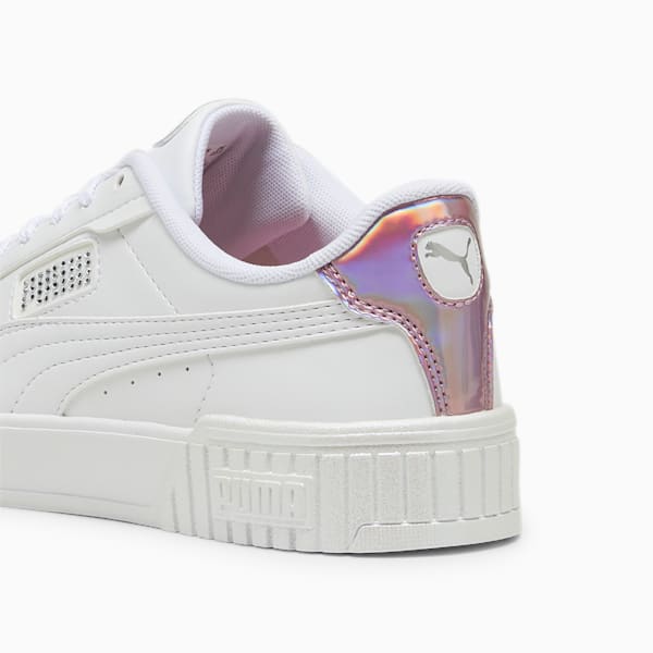 ウィメンズ プーマ キャリーナ 2.0 ガールパワー スニーカー, PUMA White-Silver Mist-Passionfruit, extralarge-JPN