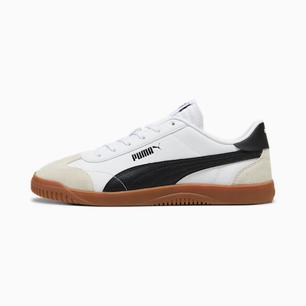 PUMA Club 5v5 Men's Sneakers, PUMA White-PUMA Black-Vapor Gray, extralarge