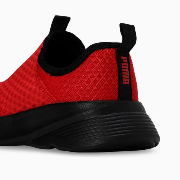 PUMA Melanite Slip-On Youth Sneakers, For All Time Red-PUMA Black, extralarge-IND