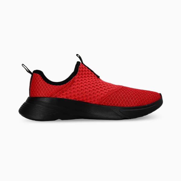 PUMA Melanite Kids' Slip-On Shoes, For All Time Red-PUMA Black, extralarge-IND