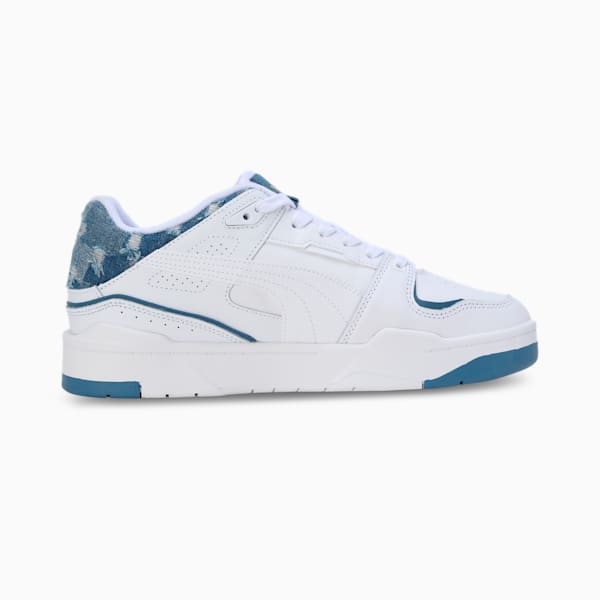 Slipstream Bball Denim Sneakers, PUMA White-Deep Dive, extralarge-IND