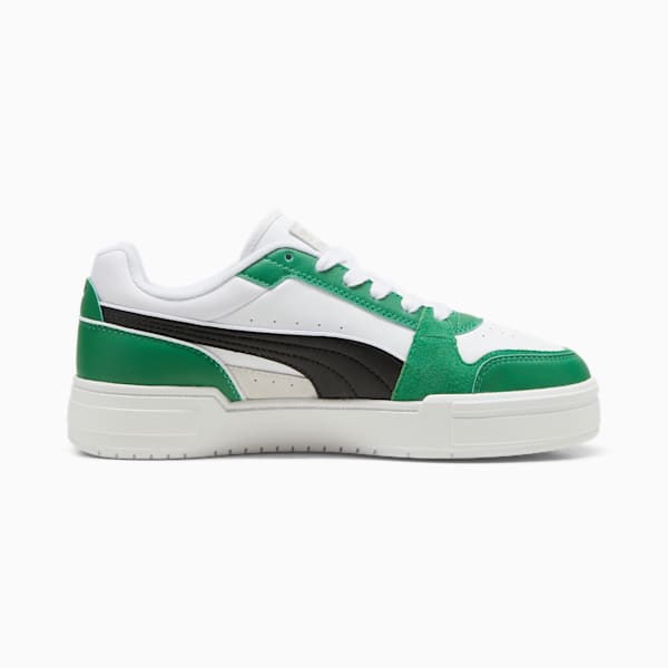 CA Pro Lux III Men's Sneakers, PUMA White-Archive Green-PUMA Black, extralarge