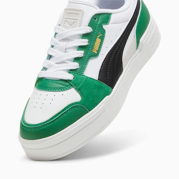 CA Pro Lux III Men's Sneakers, PUMA White-Archive Green-PUMA Black, extralarge